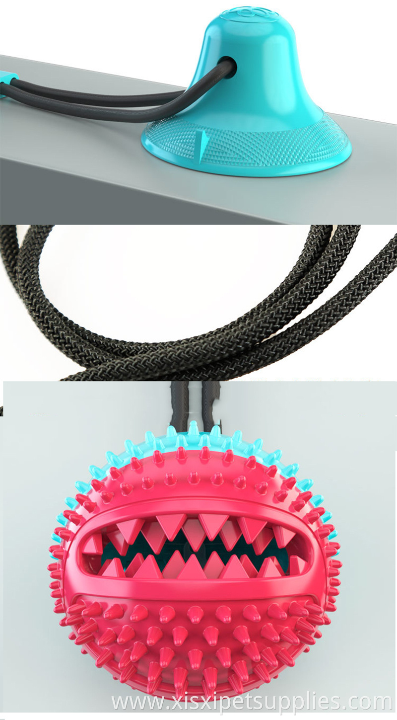 Amazon Interactive Sucker Dog Toys,Anti-Bite Ball dog toy Leakage food ball toy